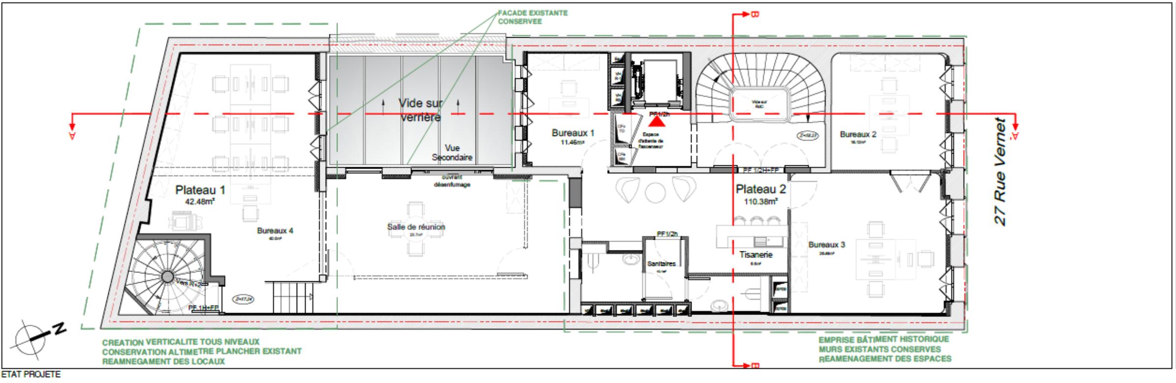 Bureau Paris 1005m² Vente bureau Paris OVBUR2533137 6